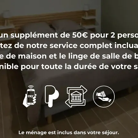 Апартаменты Au Coeur Du Village, Climatise Avec Exterieur *